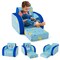 Costway 3-in-1 Convertible Kid's Sofa Multifunctional Flip-out Lounger Bed Armchair